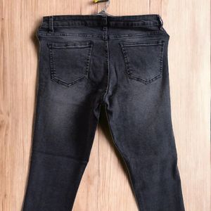 Charcoal Grey Skinny Fit Jeans