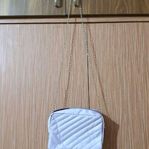 Lavender Bag With Chain Sling