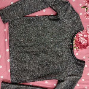 Long Sleeve Shimmery Top