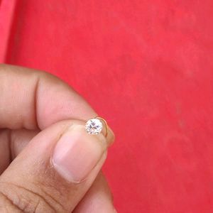 18 K Pure Gold Nose Pin For Women Nd Girl