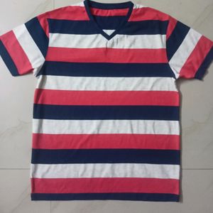 Mens Regular Strips Tshirt