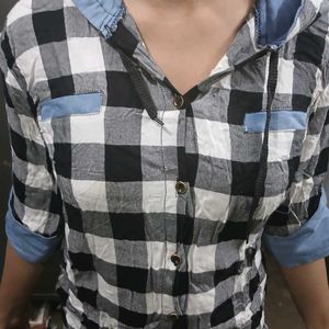 Black&White Check Shirt