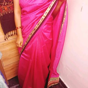 Beautiful Pink Saree