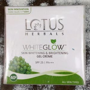 Lotus Herbals White Glow Gel Cream 40gm