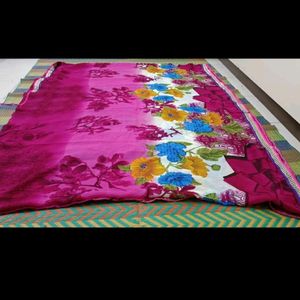 Flowers Print Saree