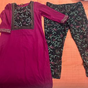 Kurta With Design Pant