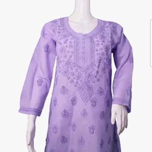 Silkari  Women's pure cotton lavender colour