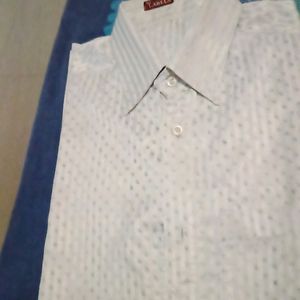 Shirt With Shinning Strips Good Condition