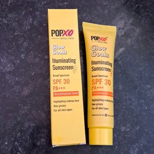 Popxo Glow Goals Illuminating Sunscreen SPF30 PA++