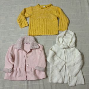 3 Baby Sweater & Jacket (2 to 4 yrs)