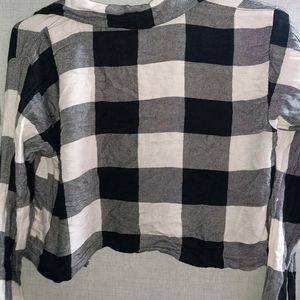 Crop Shirt Checkered