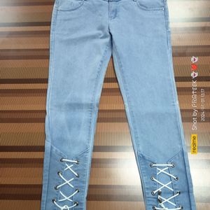 (N-35) 34 Size Slim Fit Denim Jeans