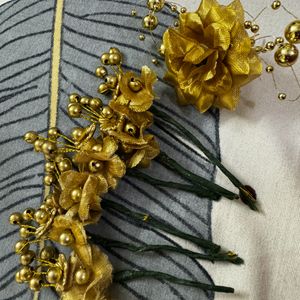 Golden Colour Hair Accessories