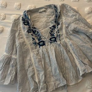 Zara Embroidered Top