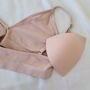 H&M Seamless Bra With Removable Pads/M