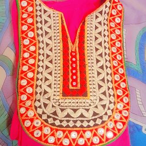 Beautiful long kurti with leggings