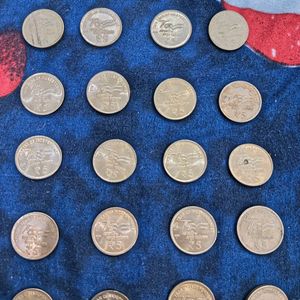 5 Ruppee 75th Independence Coins