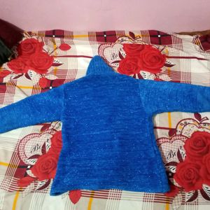 Blue Shimmer Sweater