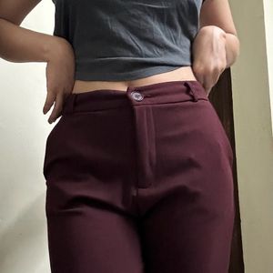 Maroon Pants