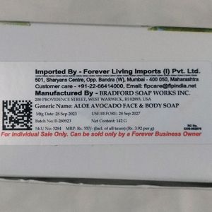 Aloe Avacado Face And Body Soap