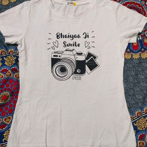 Bhaiya Ji Smile Women's T-shirt