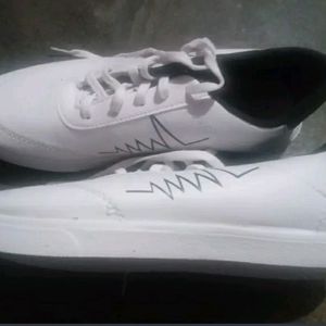 Shoes Fancy White For Funky Look