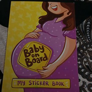 Maternity Sticker Book For Mommy To Be