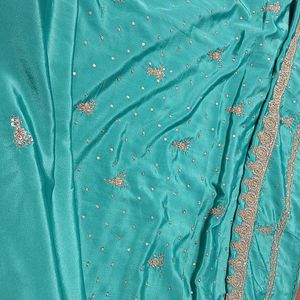 Partywear Saree With Blouse