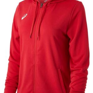 Asics Red Full Zip Jacket