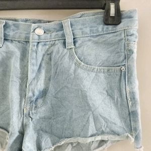 Beautiful Blue Denim Shorts