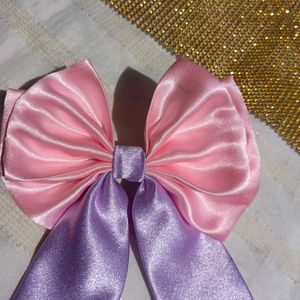 Pastal Pink And Levandar Hair Bow..