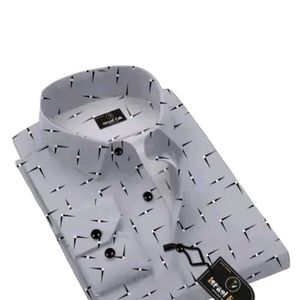 White Printed Casual Shirt New