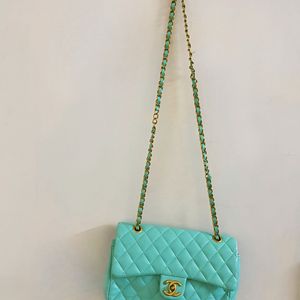 Real Chanel Blue Bag Limited Edition