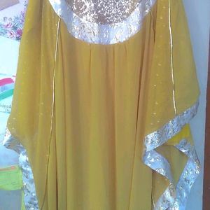 Gorgeous Mustard Ethnic Gown