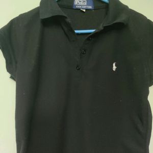 Black Polo T Shirt