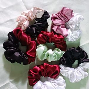 5pcs Dual Tone Scrunchies