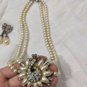 Pearl Chain Jewel Set