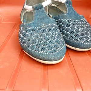 Women Denim Flat