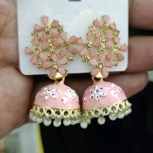 Big Size Beautiful Pink 🩷 Colour JHUMKA