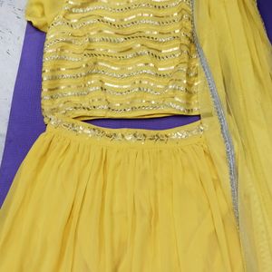 Ethnicity Partywear Set With Dupatta