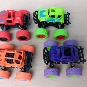 Set Of 4 Monster Truck For Kids