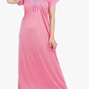 Pink Hozari Nighty