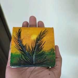 5 Miniature Canvas Paintings For Your Space