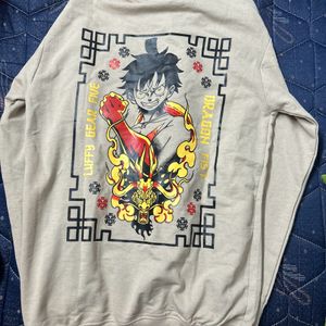 Sweatshirt With Luffy Anime Printed