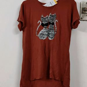 Brown Color Tshirt