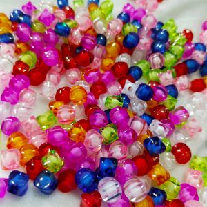 500 Pis Multi Colour Fancy Beads Material Acrylic