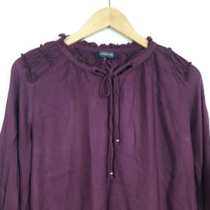 CHEROKEE Brand Women Dark Purple Top