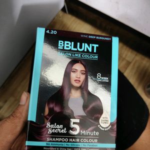 Bblunt Shampoo Hair Color Burgundy Shade