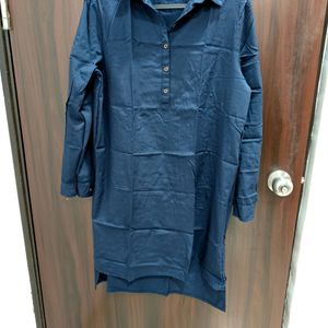 A Lovely Blue Shirt Dress