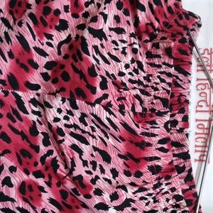 Cheetah Print Leggings For Girls